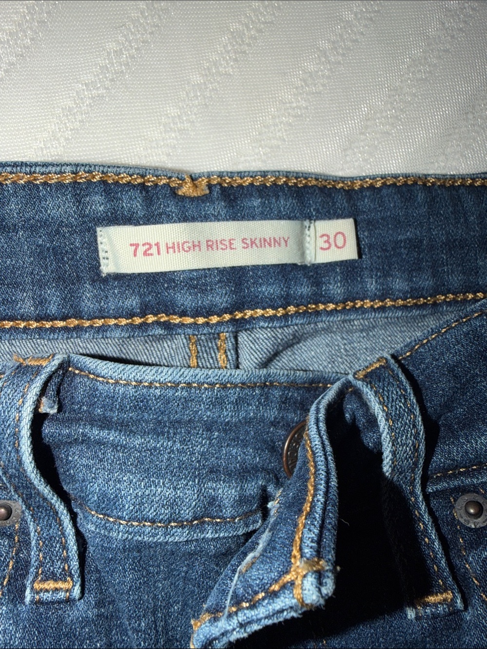 High Rise Skinny Jeans 721 - Blue - Levi’s